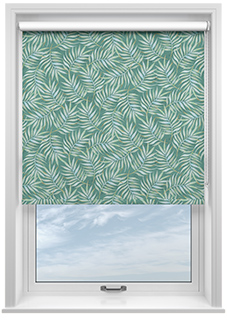Goa, Pacific Green - Twist&Fit Roller Blind